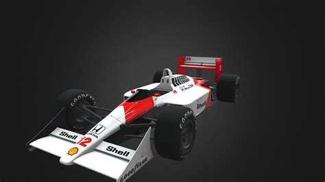 Ayrton Senna F1 Car Mclaren - Buy Royalty Free 3D model by Luis Adrian V. (@luis.adrian ...