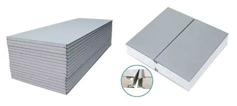 Wall Insulation Expanded Polystyrene Metal Clad Panels