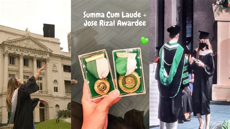 Graduation vlog | dlsu, summa cum laude :) - YouTube