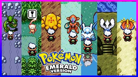 Pokemon Emerald - All Legendary Pokemon Locations - YouTube