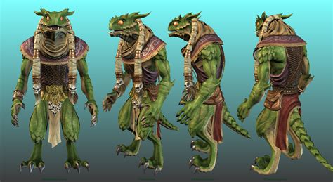 ArtStation - Stylized Iksar Male from EverQuestNext