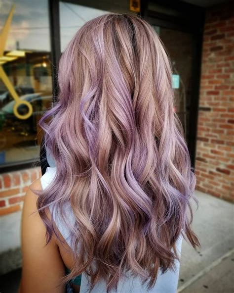 Pin by Holly Hadgi on Hairstyles in 2024 | Purple highlights brown hair ...