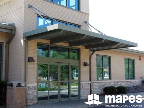 Hanover Park Library | Mapes Canopies | Aluminum Canopies | Metal ...