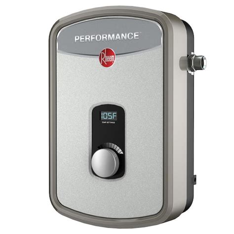 Rheem Performance 13 kW Self-Modulating 2.54 GPM Tankless Electric ...