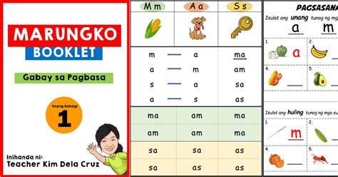 MARUNGKO BOOKLET (PART 1) Free Download - DepEd Click