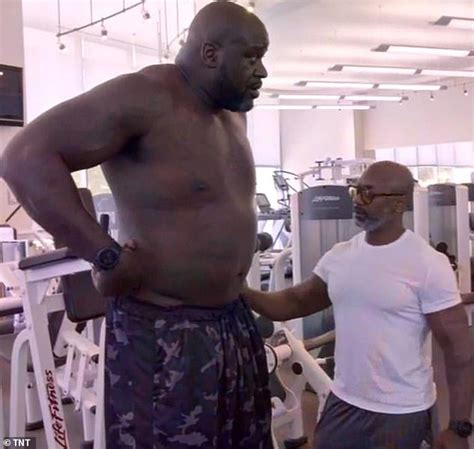 Shaquille O'Neal hits the gym hard to get rid of his 'dad bod' in the ...