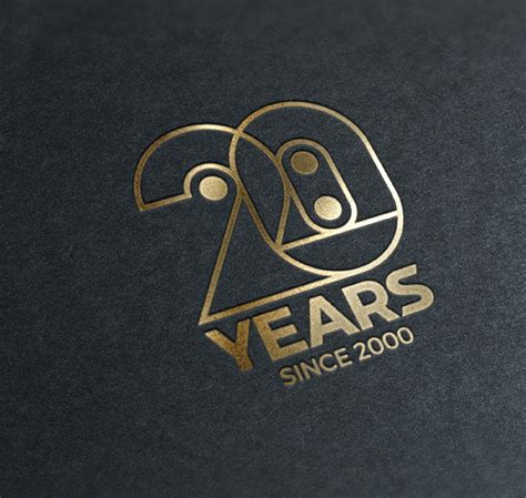 20 years anniversary LOGO-2 on Behance