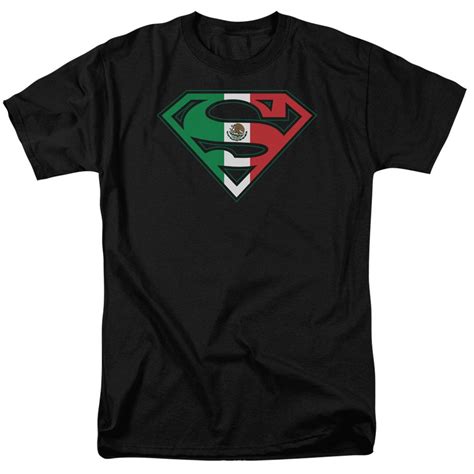 Comics Superman Mexican Flag Shield T-Shirt - Walmart.com