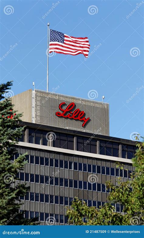 Eli Lilly and Company World Headquarters Building Editorial Stock Image - Image of cialis, world ...