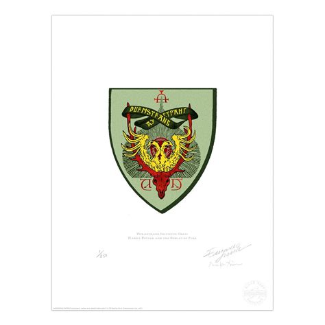 Durmstrang Institute Crest Limited Edition Art Print – Curiosa - Purveyors of Extraordinary Things