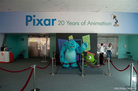 Pixar: 20 Years of Animation - Exhibition in Singapore