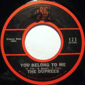 The Duprees - You Belong To Me / Take Me As I Am (Vinyl, 7", Single, 45 ...