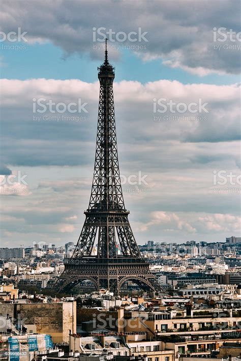 Eiffel Tower Aerial View Stock Photo - Download Image Now - Aerial View, Antenna - Aerial ...