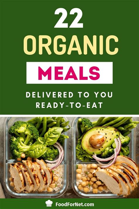 22 Organic Meals Delivered To You Ready-to-Eat | Food For Net | Organic ...