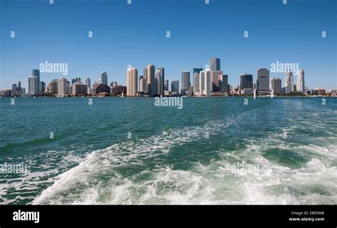 Downtown Miami Skyline, Florida USA Stock Photo - Alamy