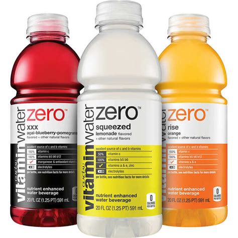 Glaceau Vitamin Water Zero Nutrition Label | Blog Dandk