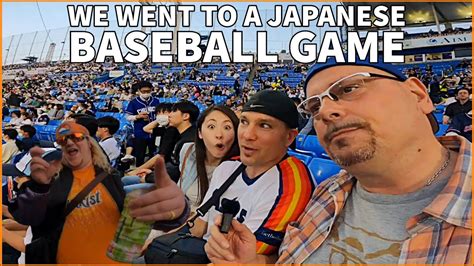 WE went to a JAPANESE PRO BASEBALL GAME in TOKYO! - YouTube