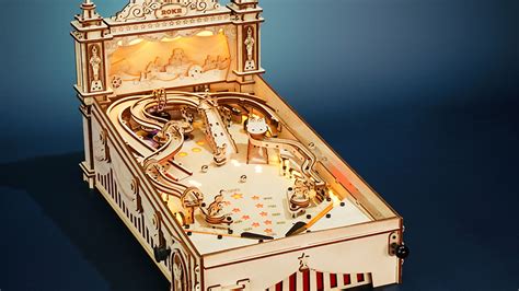 Rediscover the Joy of Pinball with ROKR Wooden 3D Pinball Game Machine