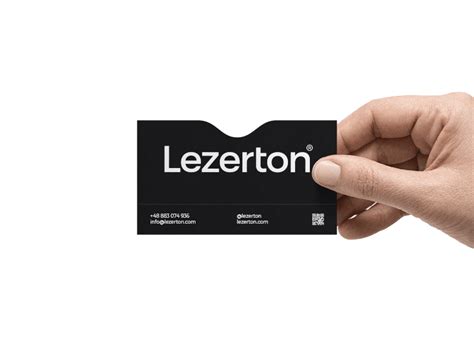 Lezerton® Business Card by Yevhenii Melnychuk on Dribbble