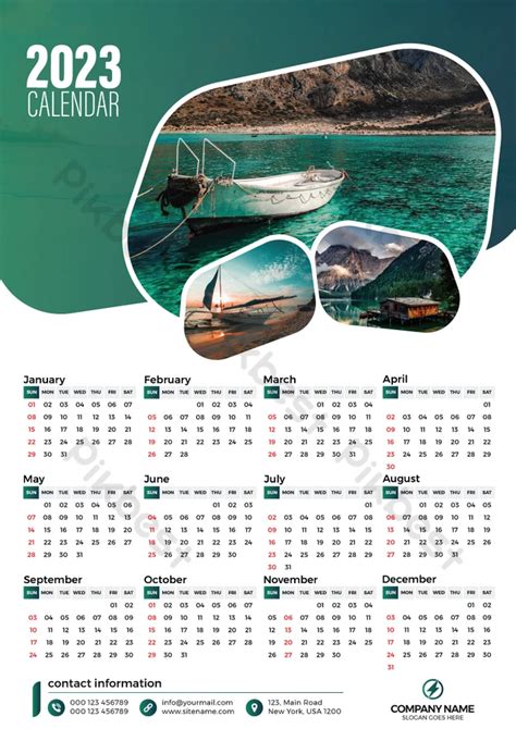 Wall Calendar 2023 Design Print Template | EPS Free Download - Pikbest