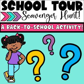 School Tour Scavenger Hunt - Back to School! by Lovin' Littles | TpT