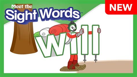 NEW! Meet the Sight Words Level 5 - "will" - YouTube