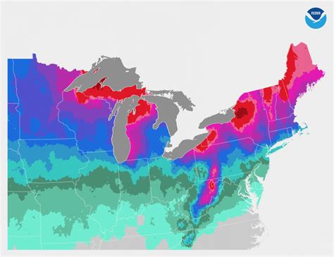 Ohio Snow Belt Map