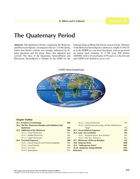 (PDF) The Quaternary Period