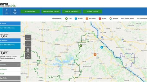 Ameren Mo Power Outage Map – Map VectorCampus Map