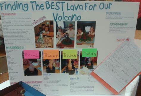 Volcano Science Fair Project