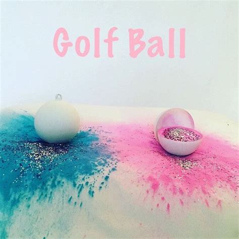 2 Golf Ball Gender Reveal Balls Pack (Custom Color Combinations and Styles) | Confetti gender ...