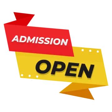 Open Admission Element Banner Vector, Open Admission, Admission Banner, Banner Tags PNG and ...