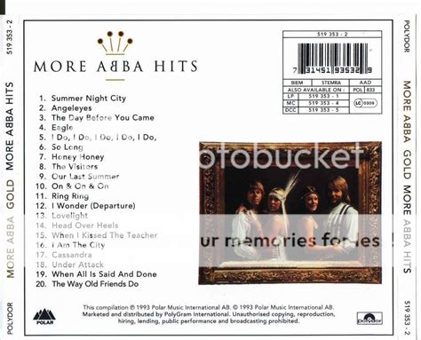 Abba Gold Back Cover Pictures, Images & Photos | Photobucket