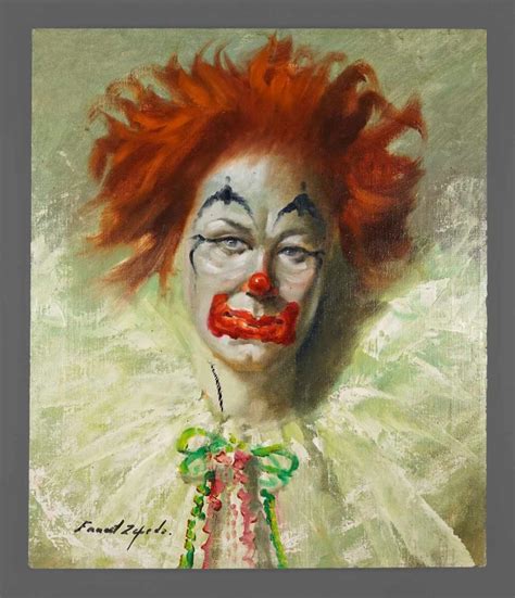 Vintage Oil Painting Clown 20 x 24 Circus Art Sad Clown | Vintage Inquisitor | Chicago, IL