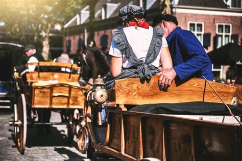 Dutch Farmers Dressed with Traditional Clothing at Local Cheese Market Editorial Stock Photo ...