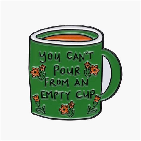 Coffee Mugs Quotes - Enamel Pin - The Blingspot Studio