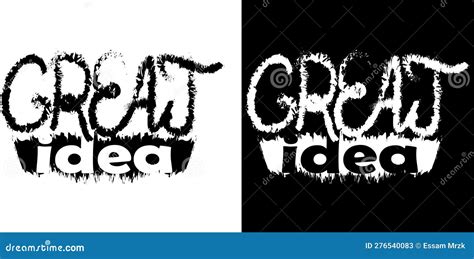 Great idea stock vector. Illustration of logo, sketch - 276540083