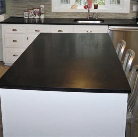 Solid Black Quartz Countertop