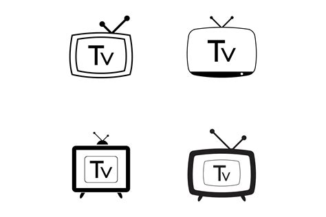 Tv Logo Vector Template Graphic by abi pandu · Creative Fabrica