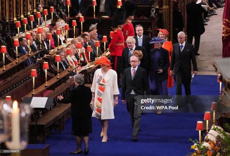 Former British Prime Minister Theresa May and her husband Philip ...