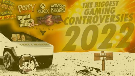 The Biggest Gaming Controversies of 2022 (That I Missed) - YouTube