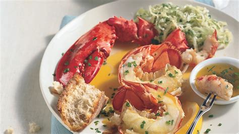 Steamed Lobster with Lemon-Herb Butter Recipe | Bon Appétit