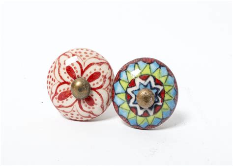 Hand Painted and Bronze Drawer Knobs : EBTH