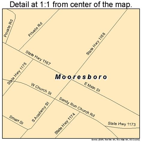 Mooresboro North Carolina Street Map 3744160