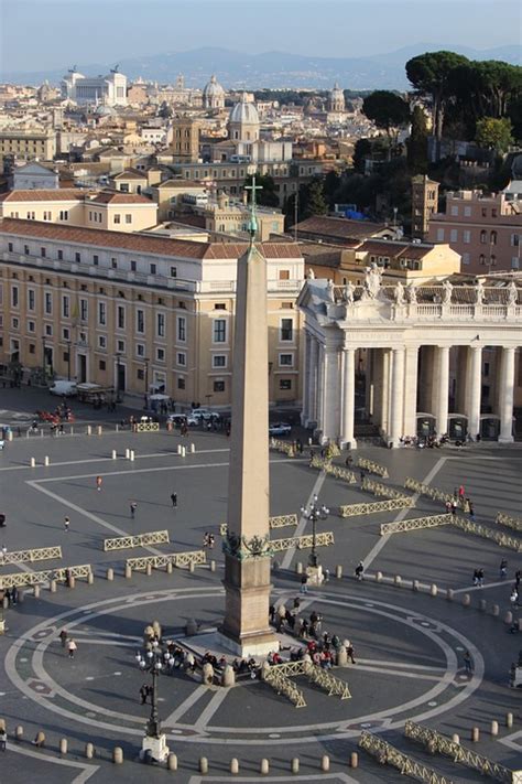 St Peter'S Square Obelisk Rome · Free photo on Pixabay