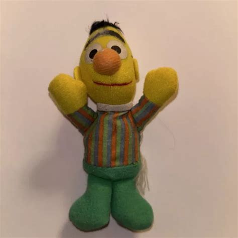 VINTAGE KELLOGGS SESAME Street Bert Mini Beans Plush 5" 1999 Stuffed Toy $3.00 - PicClick