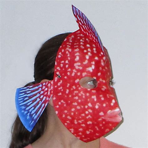 Fish Mask, Animal Mask, Halloween Mask, Masquerade Mask, Costume Mask ...