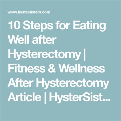 Pin on Hysterectomy