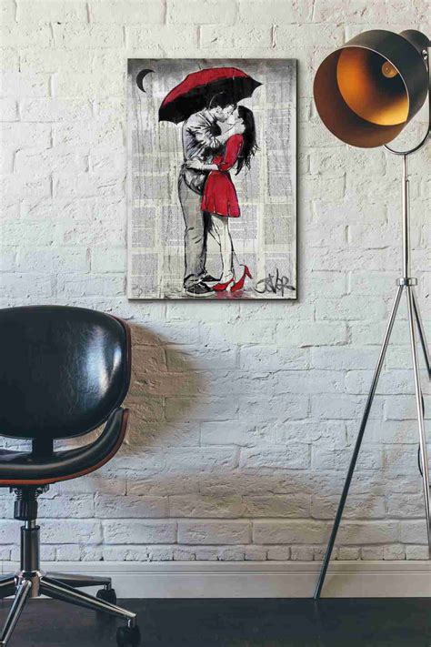 Epic Graffiti "Red Rainy Love" by Loui Jover, Giclee Canvas Wall Art | eBay