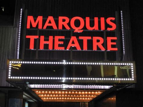 Marquis Theatre on Broadway in NYC